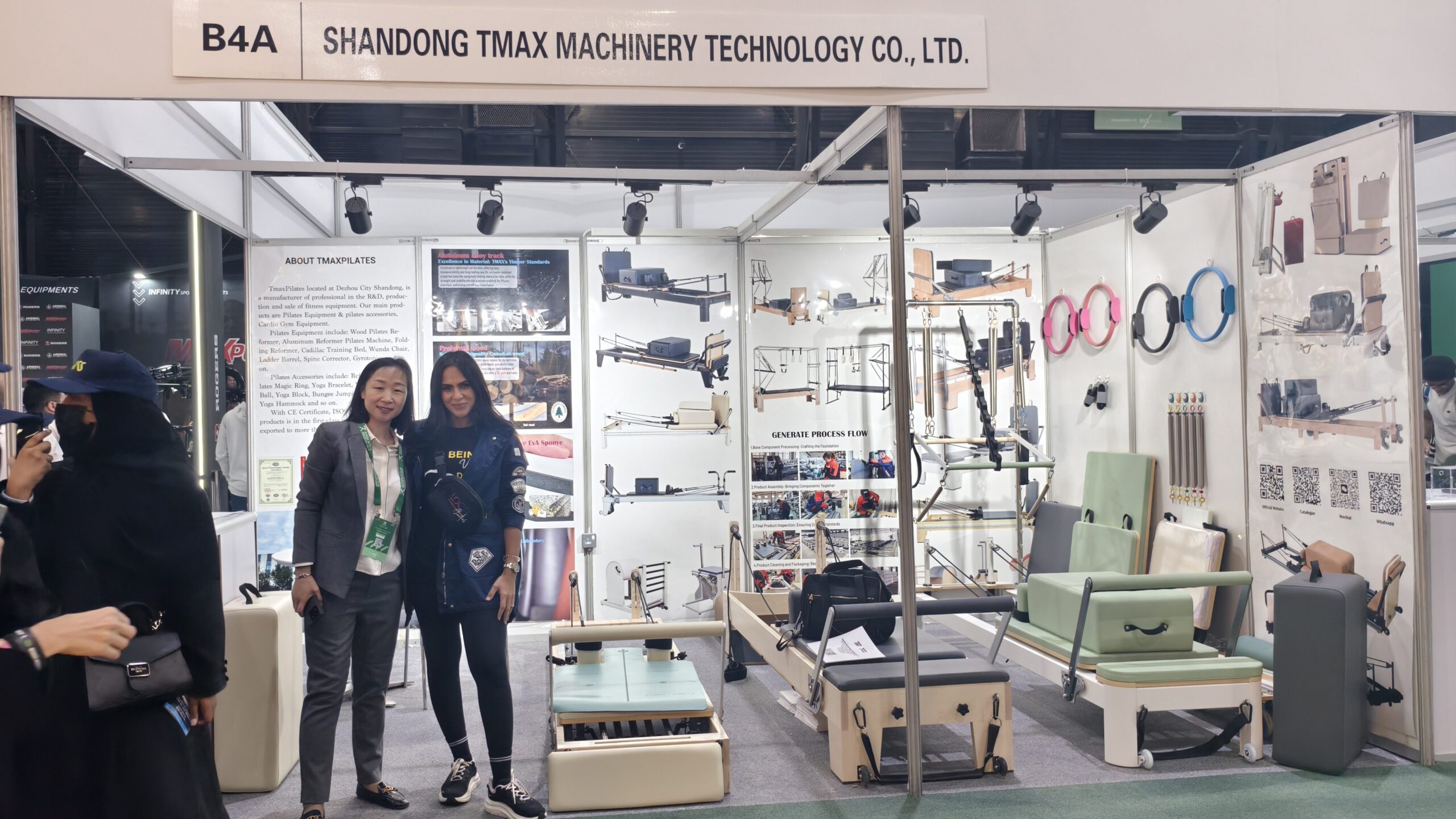 TMAX booth at the 2025 Riyadh Fitness Expo