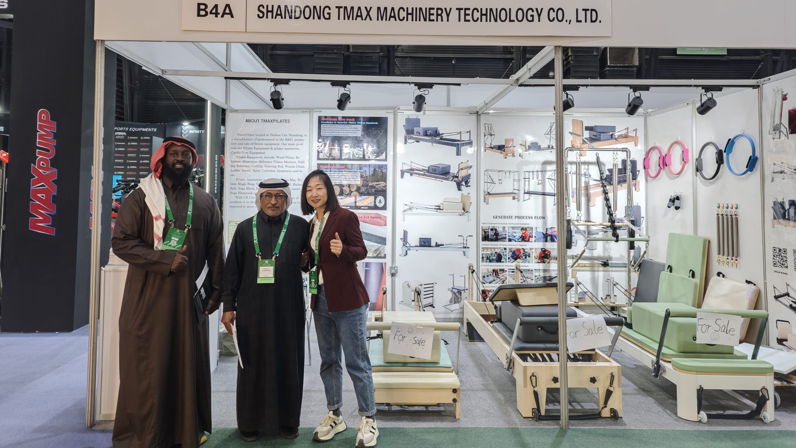TMAX pilates equipment at the 2025 Riyadh Fitness Expo