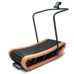 TX154 Wooden Non-Motorized Curved Treadmill view 2
