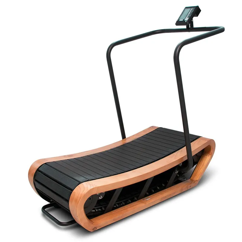 TX154 Wooden Non-Motorized Curved Treadmill