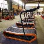 TX154 Wooden Non-Motorized Curved Treadmill view 3