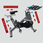 TX320 Stainless Friction Spin Bike (16 kg Flywheel) view 4