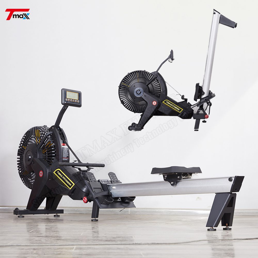 TX606 Commercial Air Rowing Machine — Long Rail