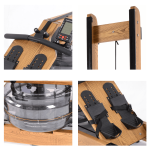 TX611 Ash Wood Water Rowing Machine view 3